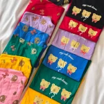 ست تیشرت و نیم شلوار خرسی کد ۰۲۰۵۷