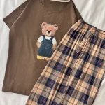 ست تیشرت شلوار پینترستی کد ۰۲۰۱۰۳۳