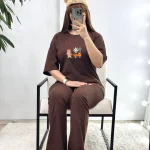 ست تیشرت شلوار جوجه تیغی باغبانی کد ۰۲۰۱۰۳۷