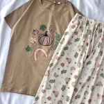 ست تیشرت شلوار پینترستی کد ۰۲۰۱۰۴۹