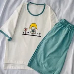 ست تیشرت شلوارک میکس پینترستی کد ۰۲۰۱۰۶۳