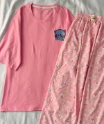 ست تیشرت لانگ و‌شلوار کد ۰۲۰۱۰۷۳ - تصویر 6