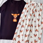 ست تیشرت شلوار پینترستی کد ۰۲۰۱۰۷۴