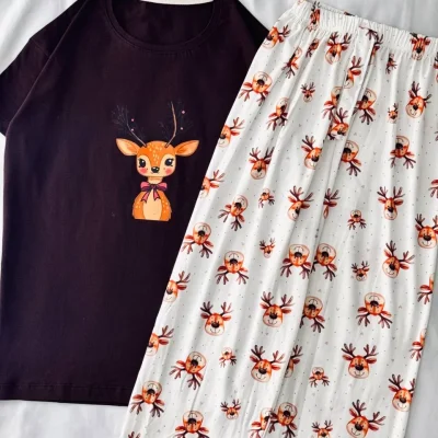 ست تیشرت شلوار پینترستی کد ۰۲۰۱۰۷۴