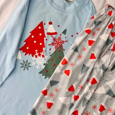 ست بلوز شلوار کریسمسی کد ۰۲۰۱۰۷۵