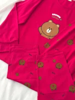 ست بلوز شلوار تدی رنگی کد ۰۲۰۱۰۸۹ - تصویر 7