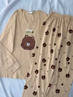 ست بلوز شلوار تدی رنگی کد ۰۲۰۱۰۸۹ - تصویر 5