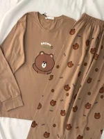 ست بلوز شلوار تدی رنگی کد ۰۲۰۱۰۸۹