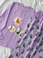 ست بلوز شلوار سه زرافه کد ۰۲۰۱۰۹۰ - تصویر 4