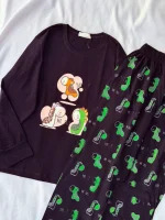 ست بلوز شلوار سه زرافه کد ۰۲۰۱۰۹۰ - تصویر 2