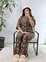 ست تیشرت شلوار پوست ماری کد ۰۲۰۱۰۹۲ - تصویر 4