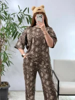 ست تیشرت شلوار پوست ماری کد ۰۲۰۱۰۹۲