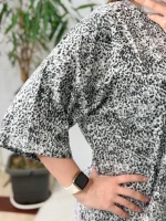 ست تیشرت شلوار پلنگی طوسی کد ۰۲۰۱۰۹۳ - تصویر 5