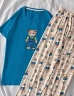 ست تیشرت شلوار پینترستی کد ۰۲۰۱۰۹۵