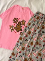 ست تیشرت شلوار پینترستی کد ۰۲۰۱۰۹۶ - تصویر 2