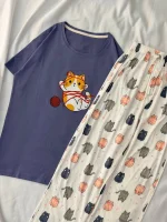 ست تیشرت شلوار پینترستی کد ۰۲۰۱۰۹۷ - تصویر 7