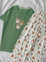 ست تیشرت شلوار پینترستی کد ۰۲۰۱۰۹۷