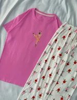 ست تیشرت شلوار پینترستی کد ۰۲۰۱۰۹۷ - تصویر 4