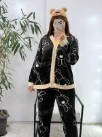 ست تدی خرسی مشکی کد ۰۲۰۱۰۹۸