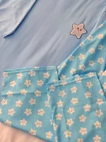 ست تیشرت لانگ و شلوار پینترستی کد 030102 - تصویر 3