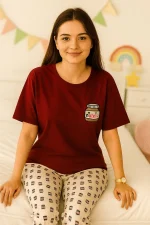 ست تیشرت لانگ و‌شلوار کد ۰۳۰۱۳۴ - تصویر 18