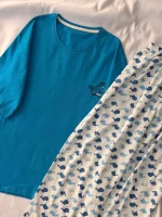 ست تیشرت لانگ و شلوار کد ۰۳۰۱۱۴ - تصویر 9