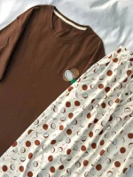 ست تیشرت لانگ و شلوار کد ۰۳۰۱۱۴ - تصویر 8