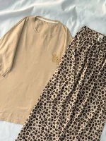 ست تیشرت لانگ و شلوار کد ۰۳۰۱۱۴