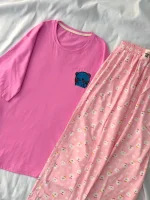 ست تیشرت لانگ و شلوار کد ۰۳۰۱۱۴ - تصویر 12