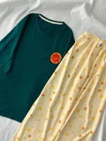 ست تیشرت لانگ و‌ شلوار کد ۰۳۰۱۱۵ - تصویر 11