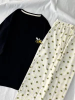 ست تیشرت لانگ و‌ شلوار کد ۰۳۰۱۱۵ - تصویر 10