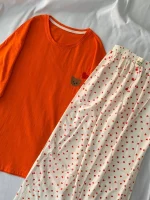 ست تیشرت لانگ و‌ شلوار کد ۰۳۰۱۱۵ - تصویر 6