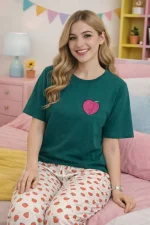 ست تیشرت لانگ و‌ شلوار کد ۰۳۰۱۱۵ - تصویر 5