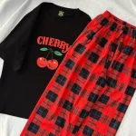 تیشرت لانگ و شلوار پینترستی کد ۰۳۰۱۱۶