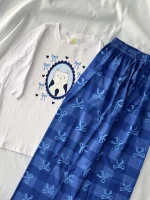 تیشرت لانگ و شلوار پینترستی کد ۰۳۰۱۱۶ - تصویر 3