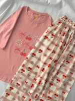 تیشرت لانگ و شلوار پینترستی کد ۰۳۰۱۱۶ - تصویر 7