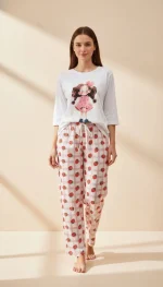 تیشرت لانگ و شلوار پینترستی کد ۰۳۰۱۱۶ - تصویر 15