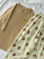 ست تیشرت و‌شلوار پینترستی کد ۰۳۰۱۱۸ - تصویر 7