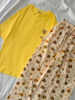 ست تیشرت و‌شلوار پینترستی کد ۰۳۰۱۱۸ - تصویر 2