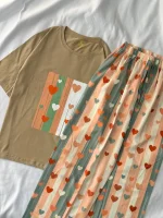 ست تیشرت و شلوار پینترستی کد ۰۳۰۱۱۹ - تصویر 10