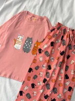 ست تیشرت و شلوار پینترستی کد ۰۳۰۱۱۹