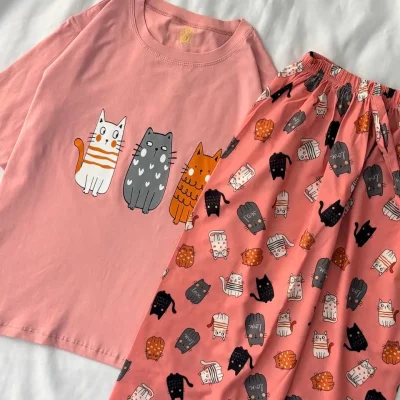 ست تیشرت و شلوار پینترستی کد ۰۳۰۱۱۹