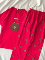 ست تیشرت شلوار تدی کد ۰۳۰۱۲۰ - تصویر 3