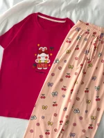 ست تیشرت و شلوار پینترستی کد ۰۳۰۱۲۲ - تصویر 13