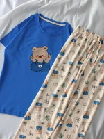 ست تیشرت و شلوار پینترستی کد ۰۳۰۱۲۲ - تصویر 7