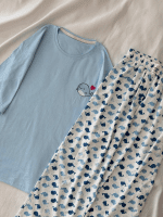 ست تیشرت لانگ و شلوار پینترستی کد ۰۳۰۱۲۳ - تصویر 15