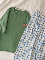 ست تیشرت لانگ و شلوار پینترستی کد ۰۳۰۱۲۳ - تصویر 13