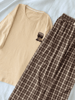 ست تیشرت لانگ و شلوار پینترستی کد ۰۳۰۱۲۳ - تصویر 12