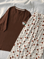 ست تیشرت لانگ و شلوار پینترستی کد ۰۳۰۱۲۳ - تصویر 3