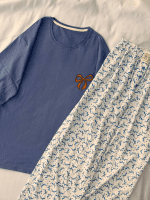 ست تیشرت لانگ و شلوار پینترستی کد ۰۳۰۱۲۳ - تصویر 4